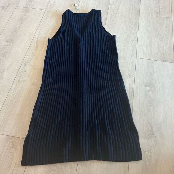 Madewell Button Front V Neck Sweater Dress XL - Picture 5 of 10